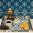 Moroccan Rectangular Plastic Serving Tray