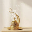 Arabic Crescent Metal Incense Burner with Tongs