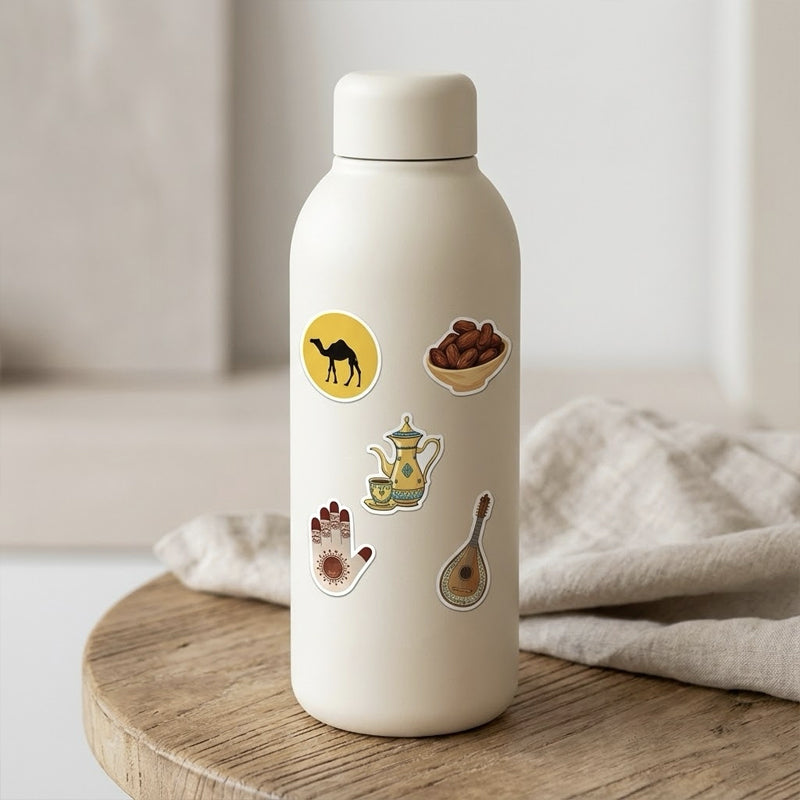 50PCS Middle Eastern Vintage Art Stickers