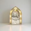 Ramadan Night Light – LED Wooden Mosque Arch (Camel)