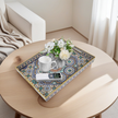 Moroccan Mosaic Plastic Serving Tray